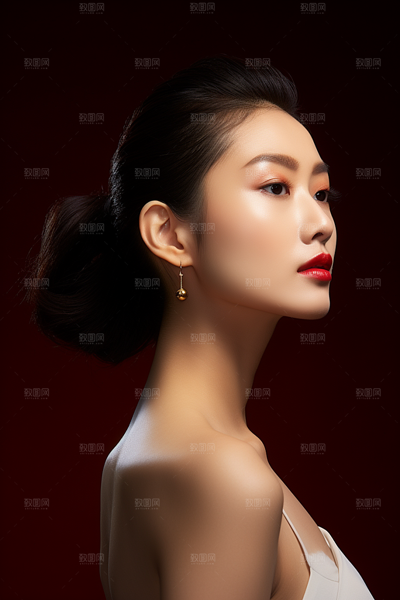 女性肖像优雅高清广告摄影图