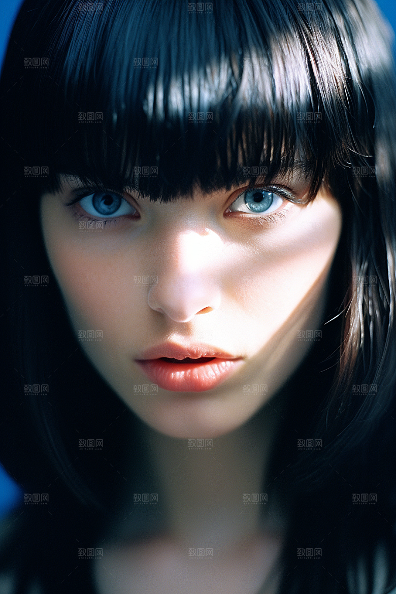 女性肖像清新自然广告摄影图