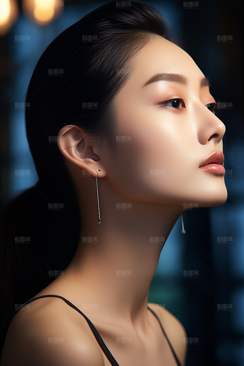 女性肖像大气高清广告摄影图