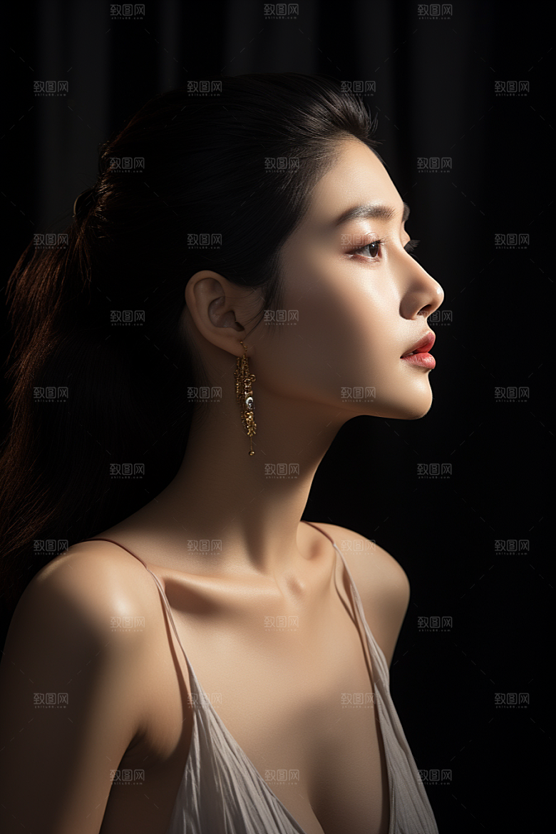 女性肖像清新高清广告摄影图