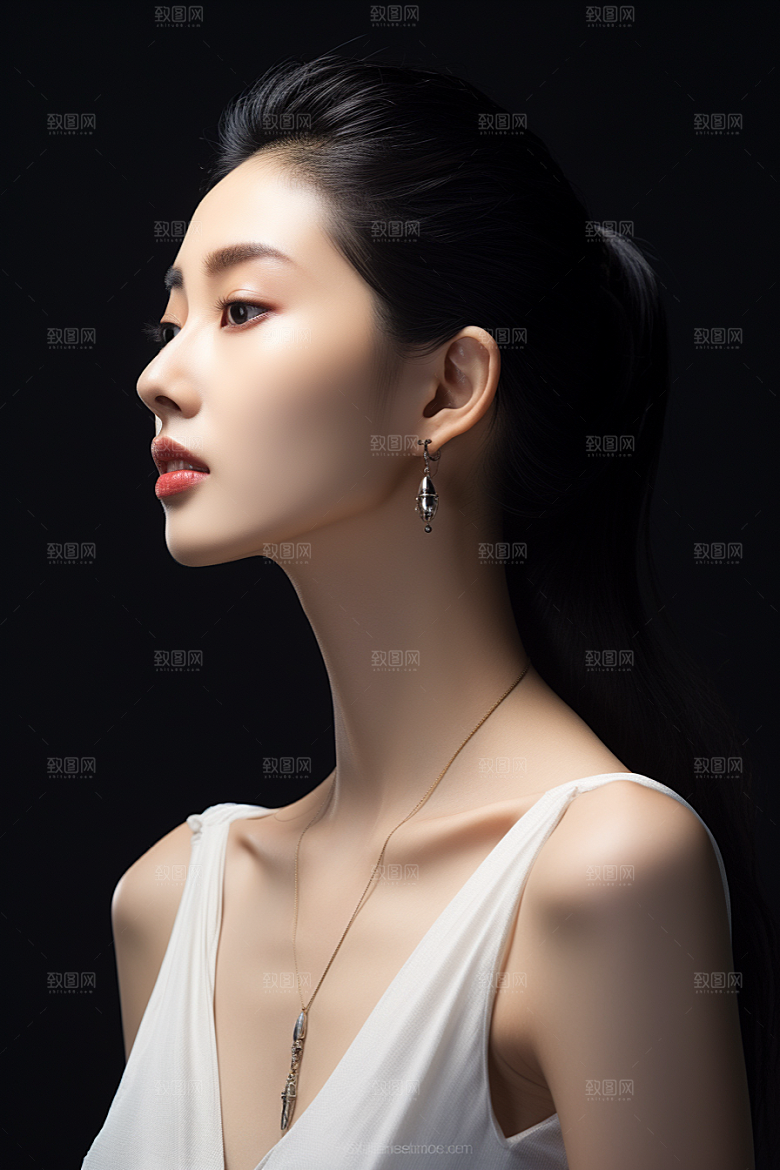 女性肖像清新高清广告摄影图