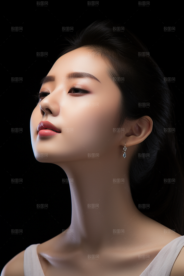 女性肖像大气优雅广告摄影图