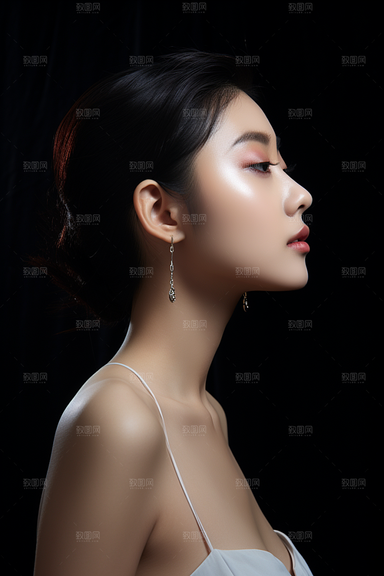 女性肖像大气自然广告摄影图