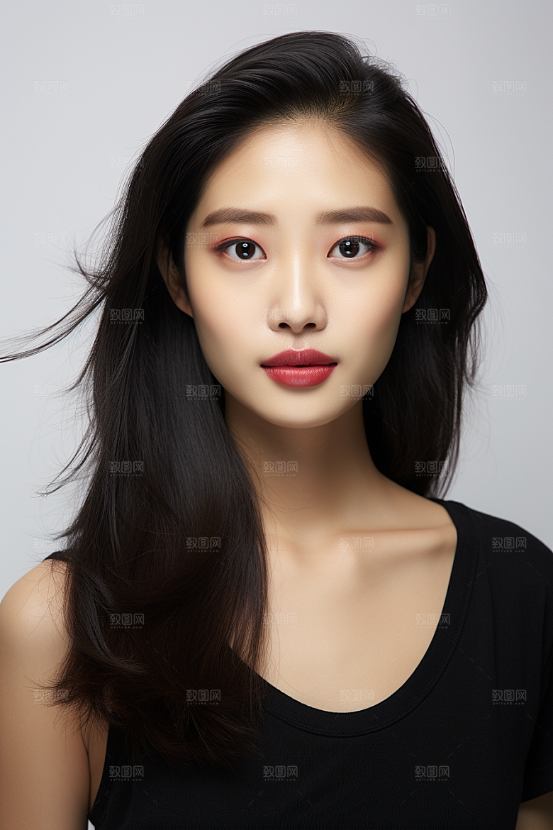 女性肖像清新高清广告摄影图