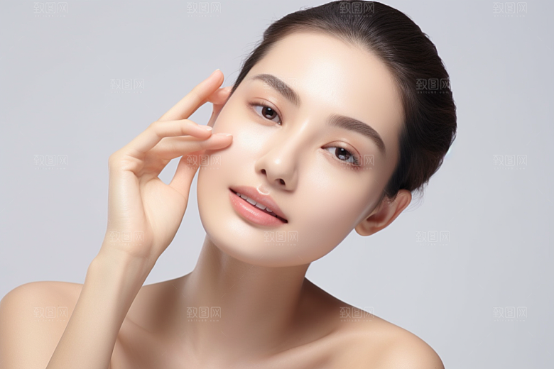 女性肖像大气自然广告摄影图
