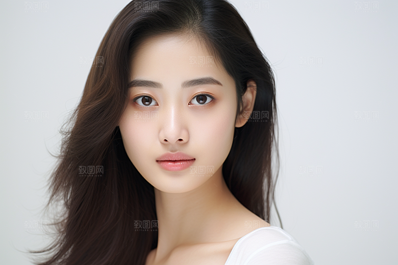 女性肖像自然大气广告摄影图