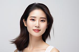 女性肖像自然人物广告摄影图
