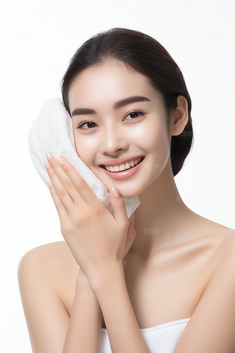女性肖像大气淡妆广告摄影图