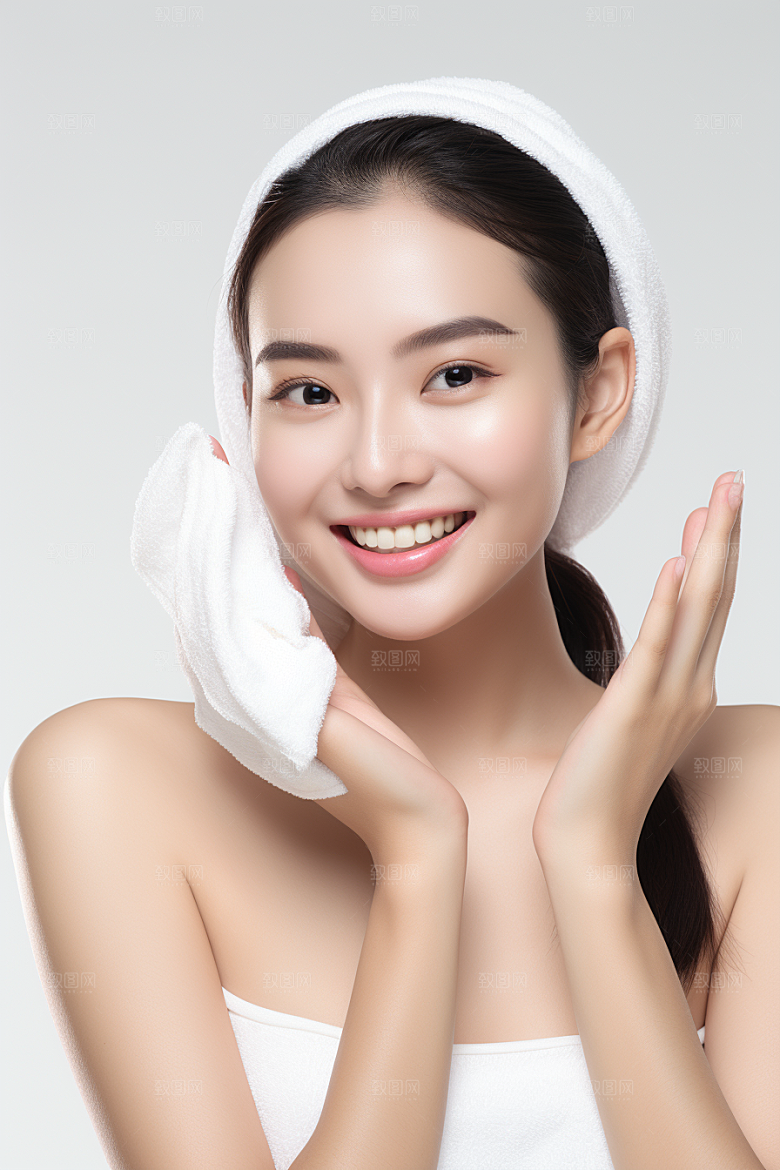 女性肖像自然人物广告摄影图