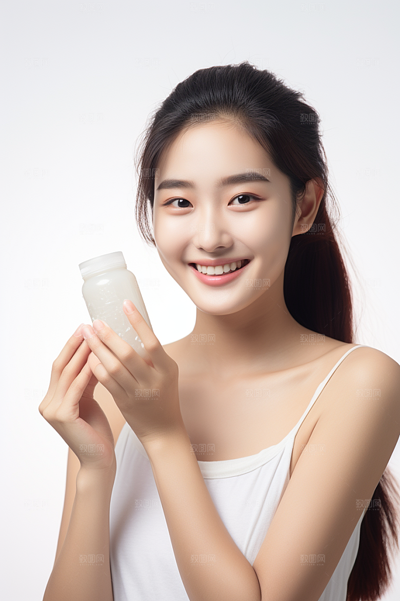 女性肖像简约高清广告摄影图