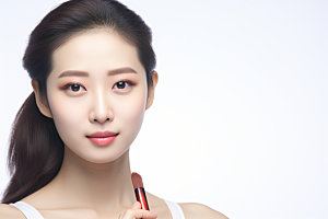 女性肖像自然清新广告摄影图