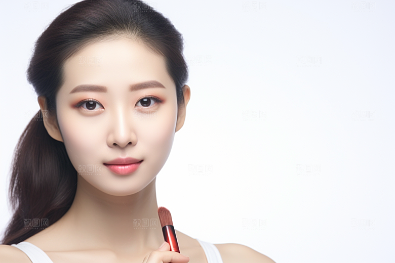 女性肖像自然清新广告摄影图