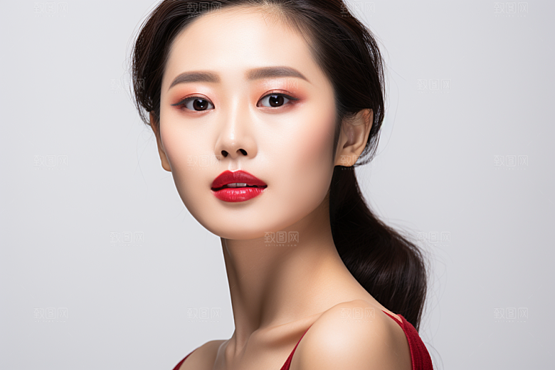 女性肖像人物大气广告摄影图