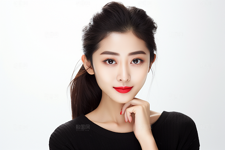 女性肖像人物自然广告摄影图