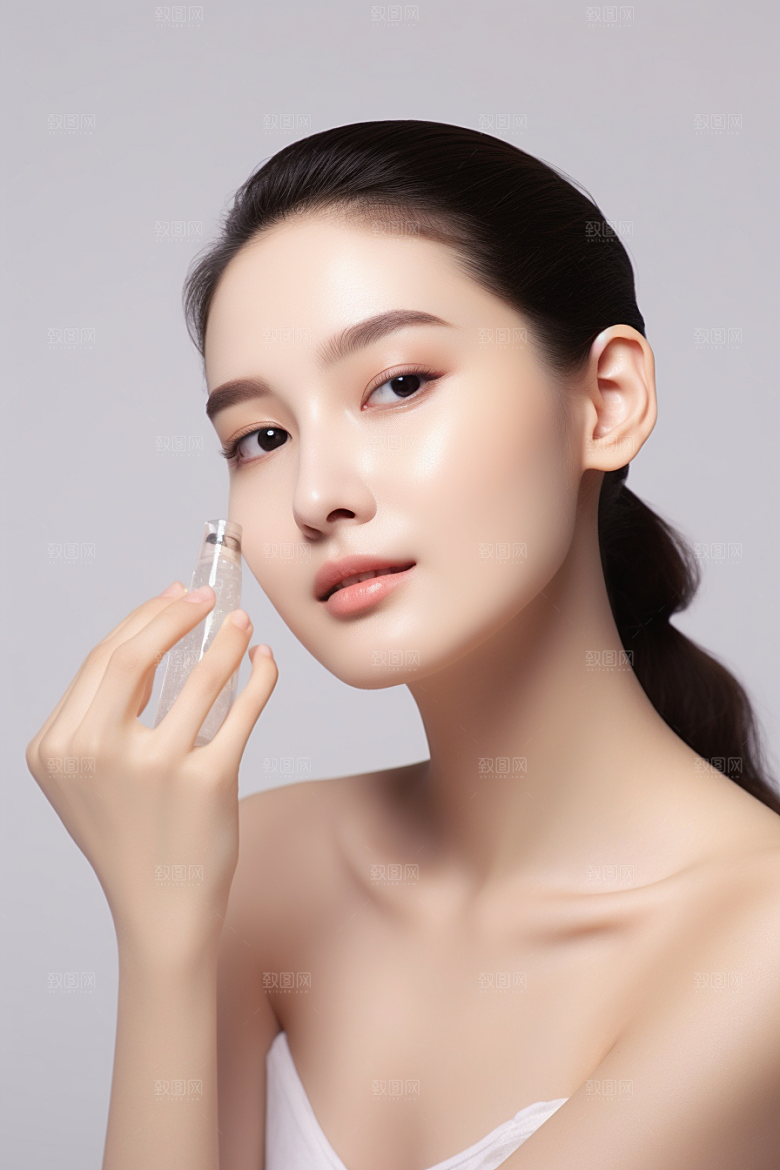 女性肖像人物自然广告摄影图