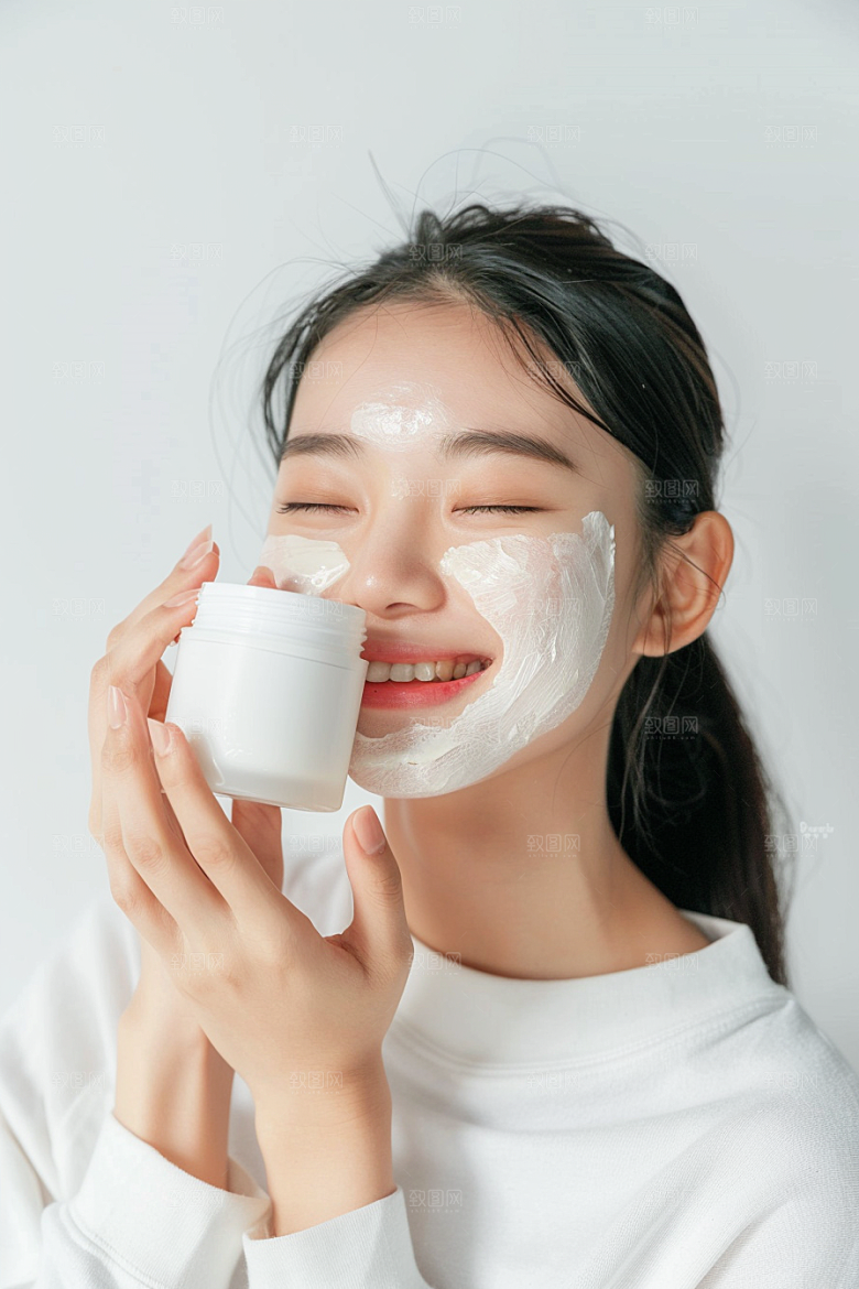 女性肖像大气简约广告摄影图