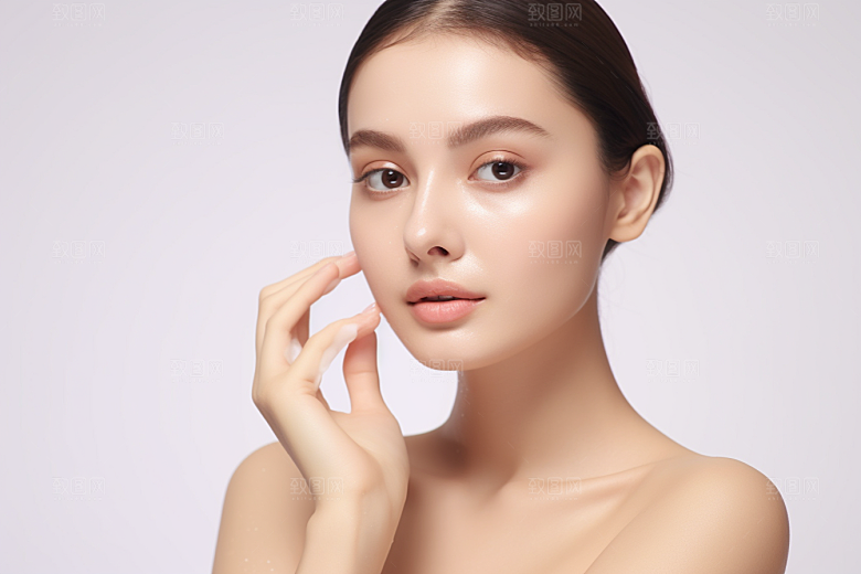女性肖像自然大气广告摄影图