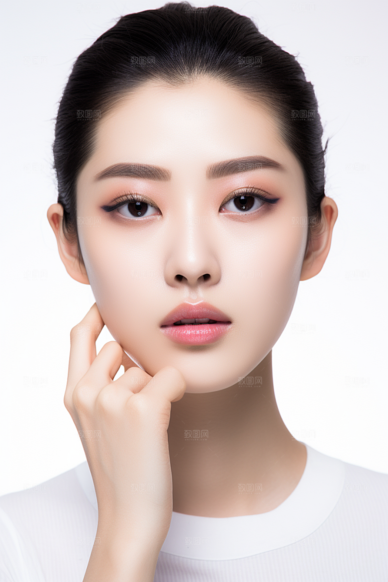 女性肖像高清简约广告摄影图