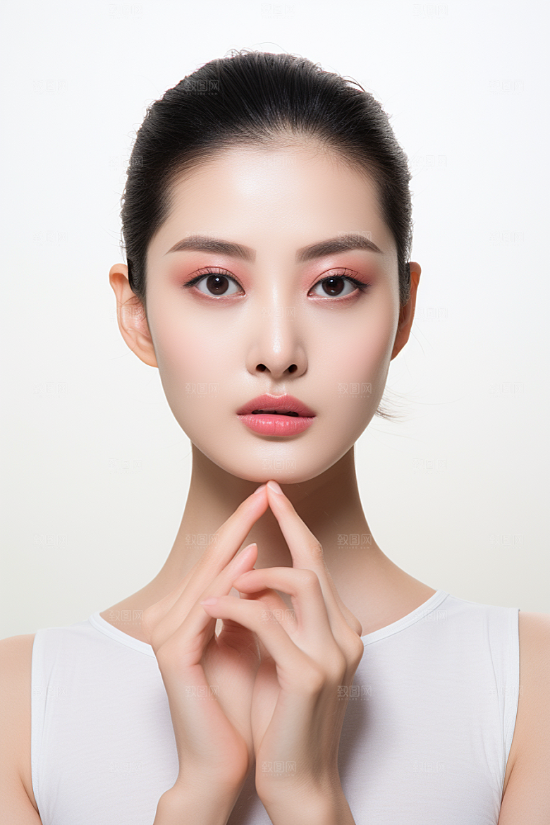 女性肖像人物自然广告摄影图