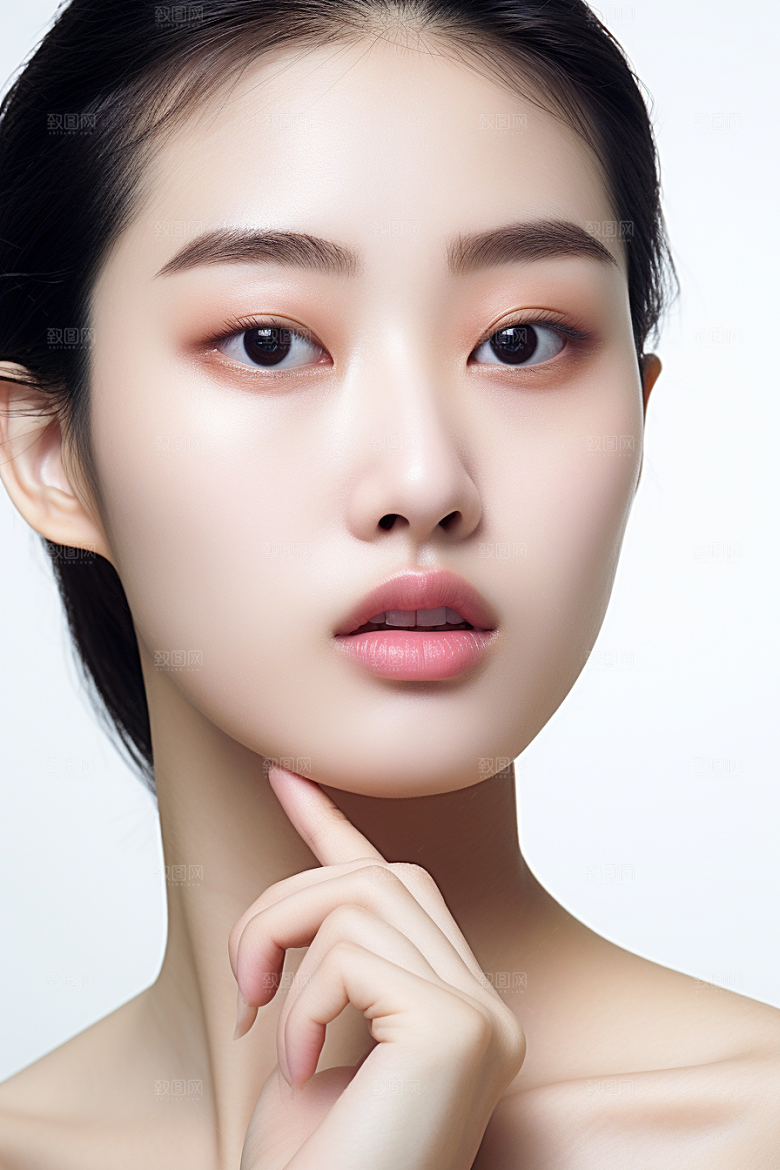 女性肖像自然优雅广告摄影图