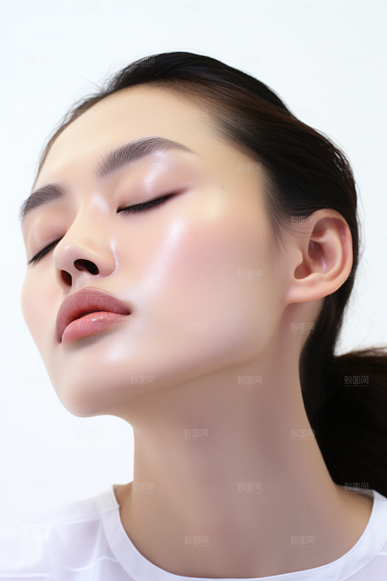 女性肖像清新高清广告摄影图