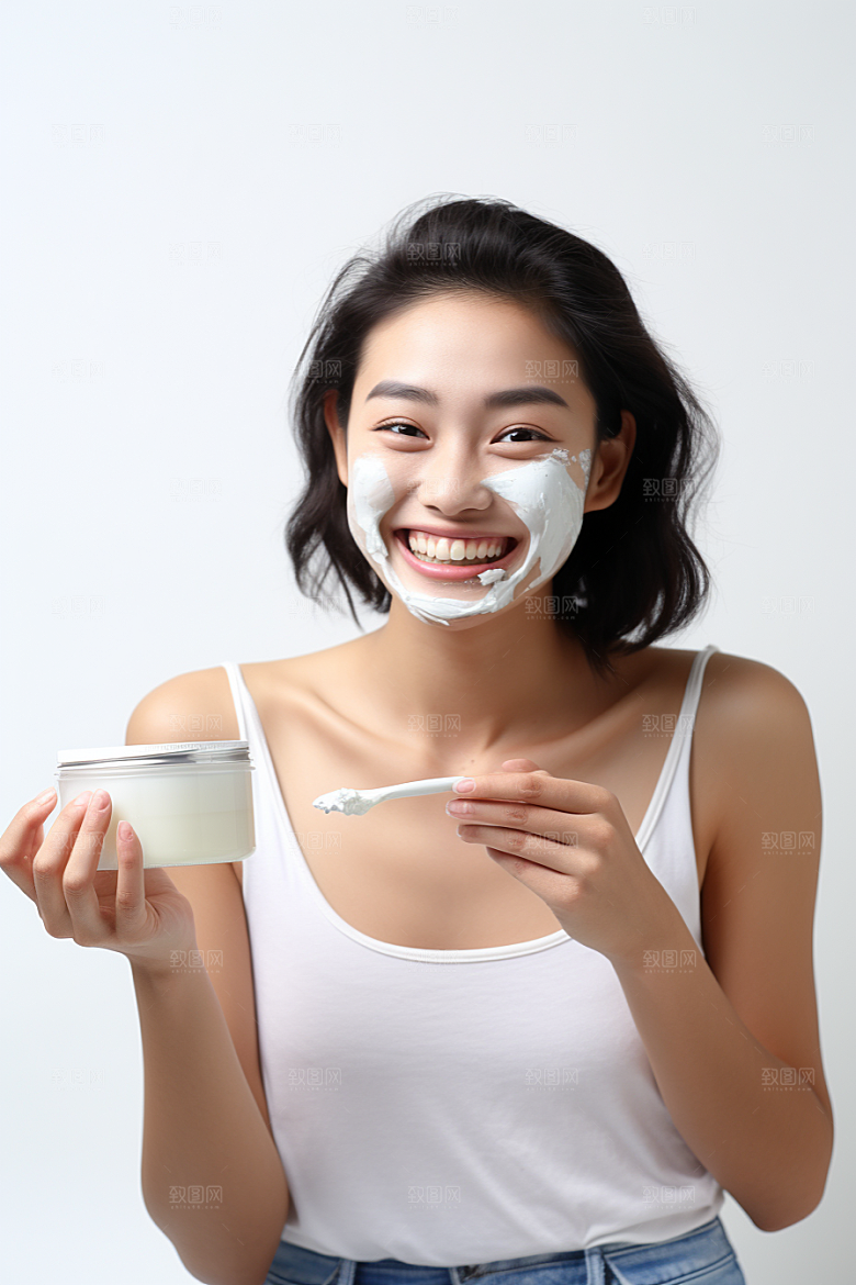 女性肖像清新自然广告摄影图