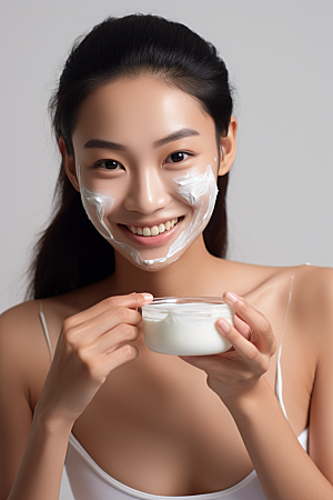 女性肖像大气自然广告摄影图