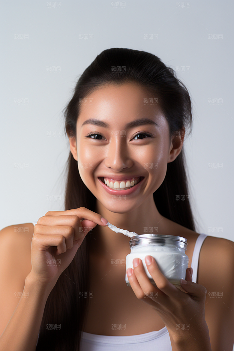 女性肖像大气淡妆广告摄影图