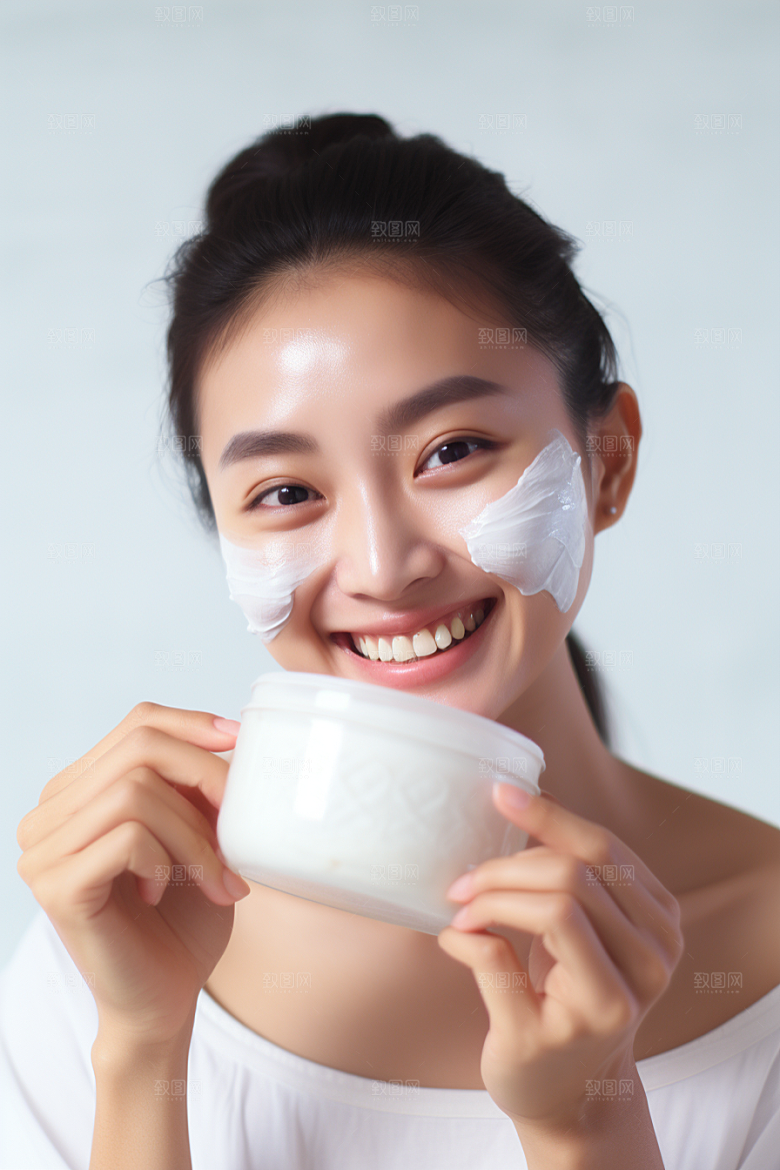 女性肖像高清简约广告摄影图