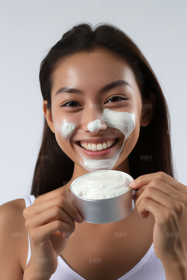 女性肖像高清简约广告摄影图