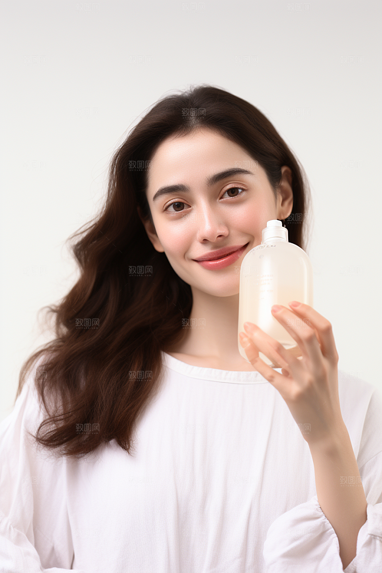女性肖像高清淡妆广告摄影图