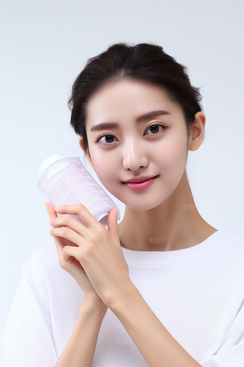 女性肖像清新大气广告摄影图