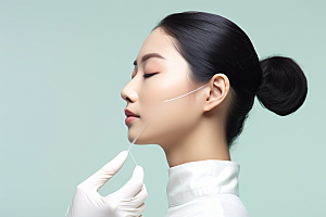 女性肖像高清淡妆广告摄影图