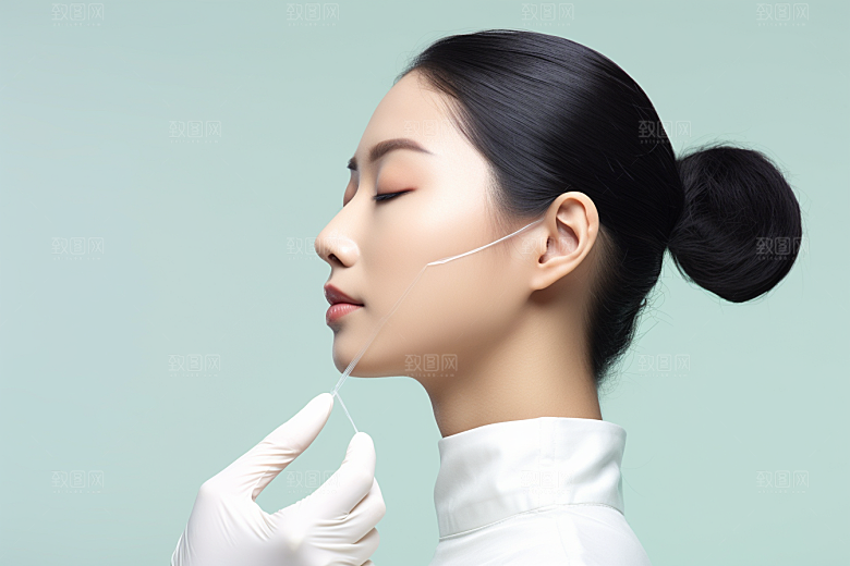 女性肖像高清淡妆广告摄影图