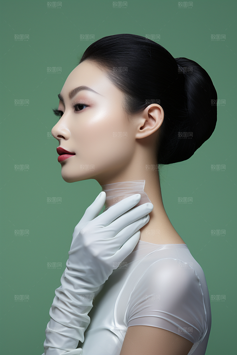 女性肖像大气自然广告摄影图