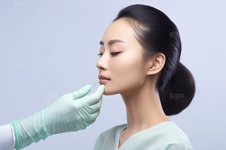 女性肖像优雅自然广告摄影图