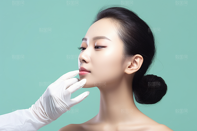 女性肖像高清淡妆广告摄影图