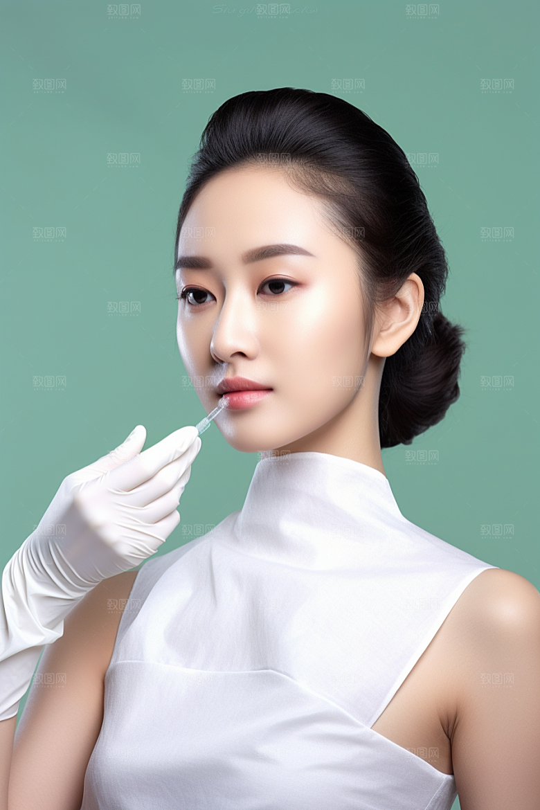 女性肖像优雅人物广告摄影图