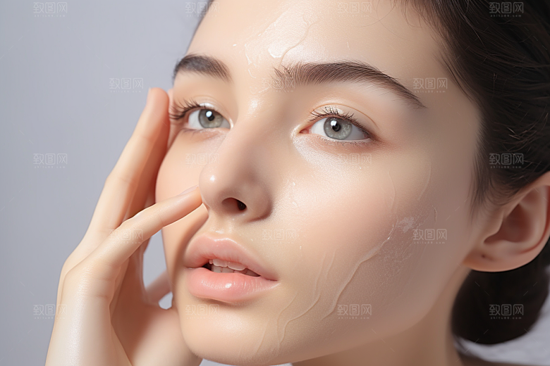 女性肖像清新人物广告摄影图