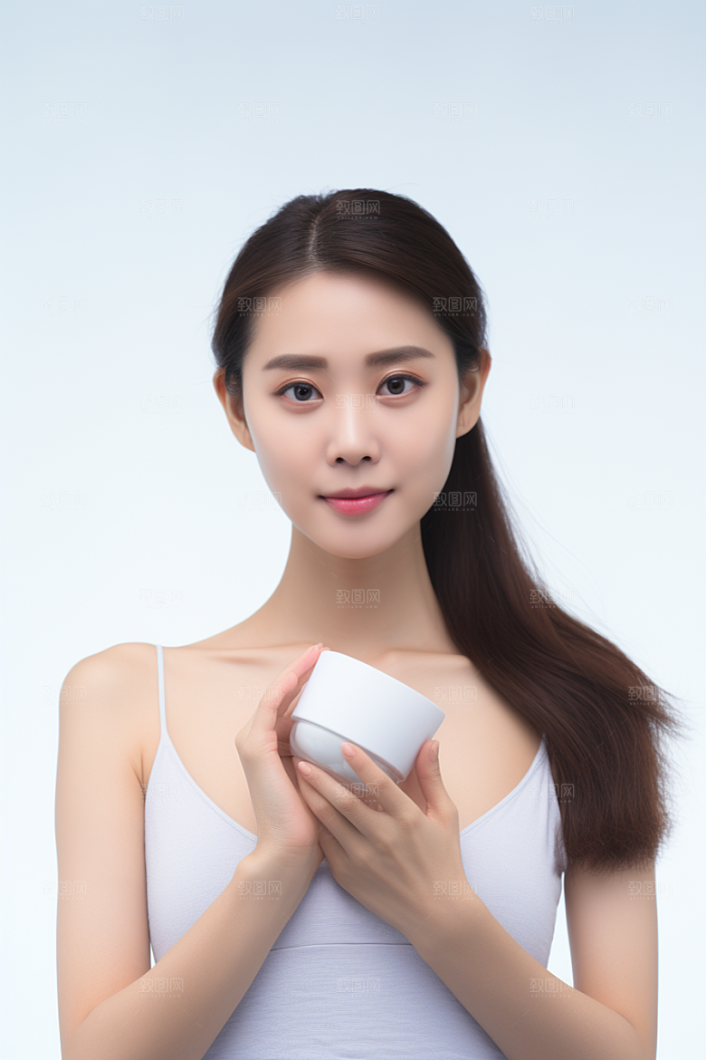 女性肖像自然人物广告摄影图