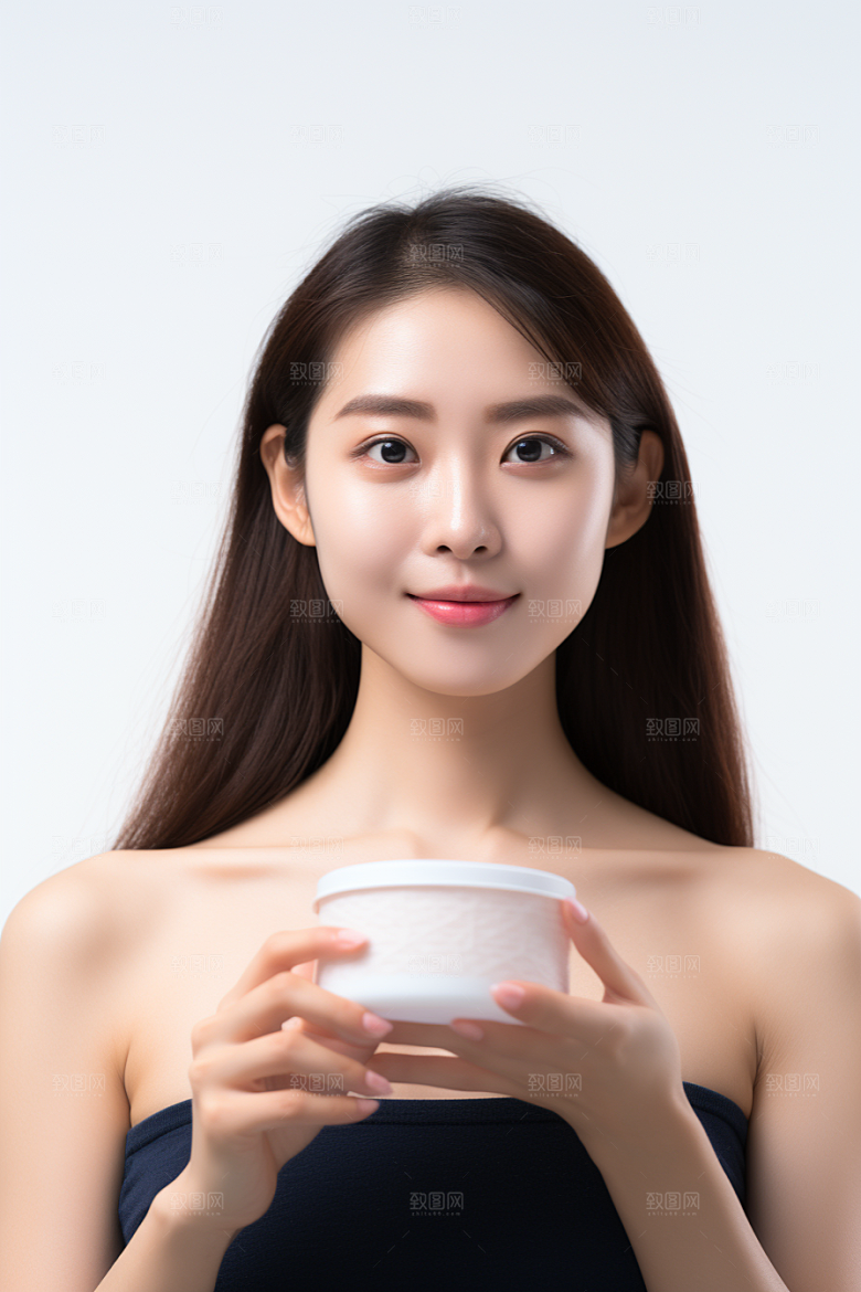 女性肖像人物自然广告摄影图