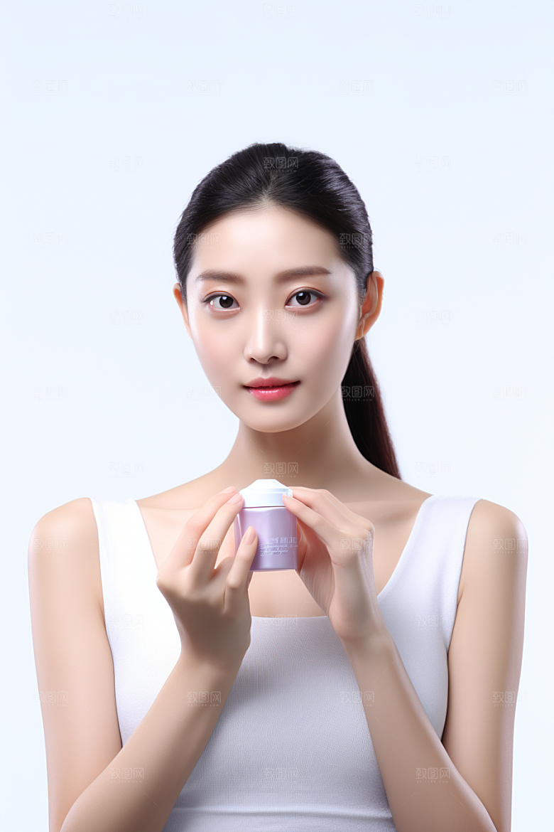 女性肖像简约高清广告摄影图