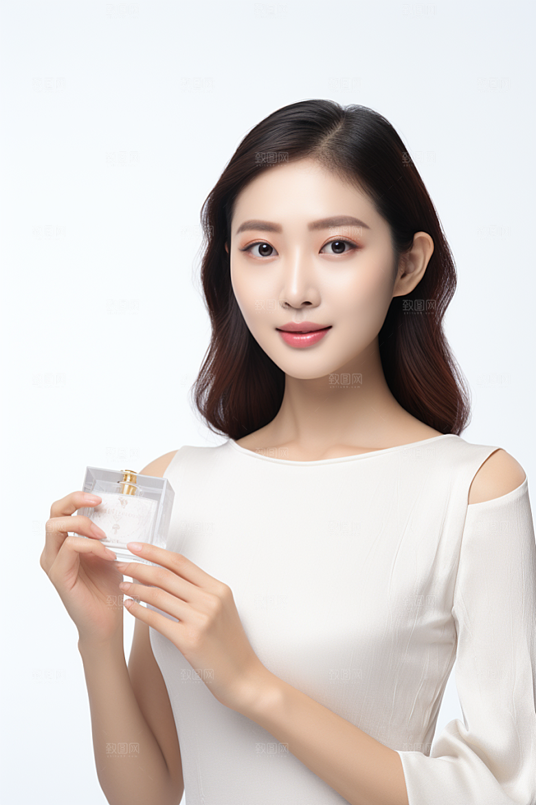 女性肖像优雅清新广告摄影图