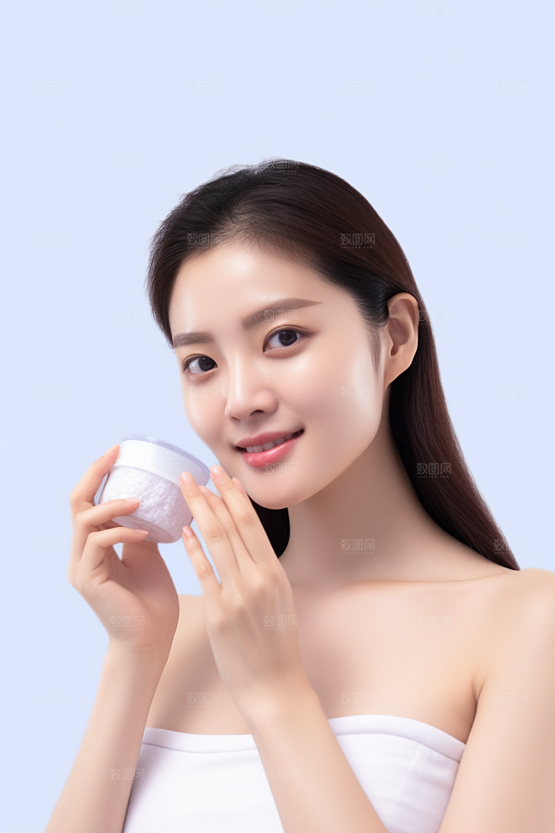 女性肖像大气清新广告摄影图