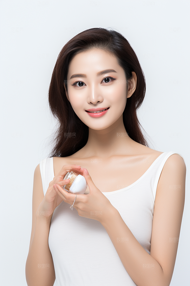 女性肖像高清简约广告摄影图