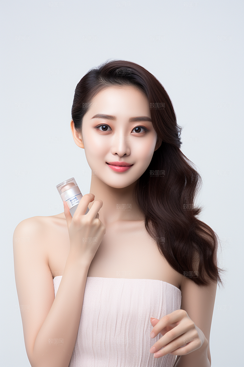 女性肖像高清淡妆广告摄影图