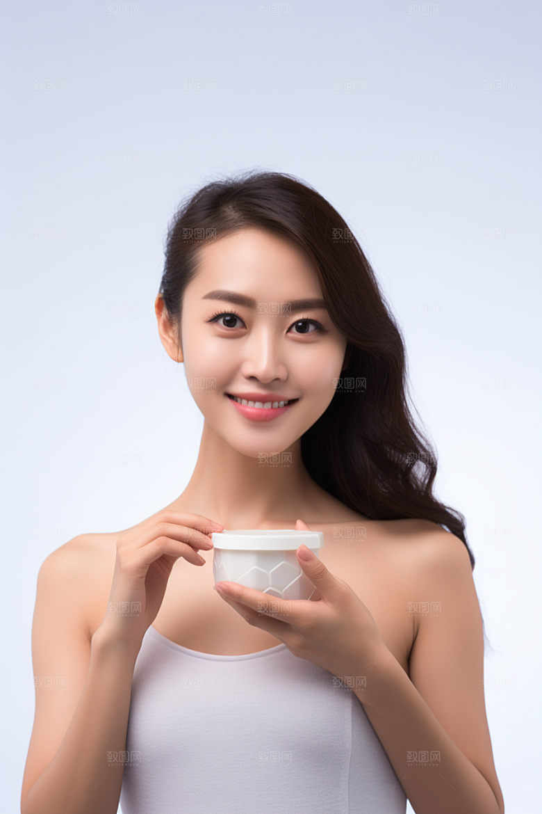 女性肖像高清简约广告摄影图