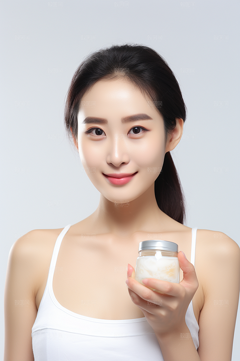 女性肖像高清简约广告摄影图
