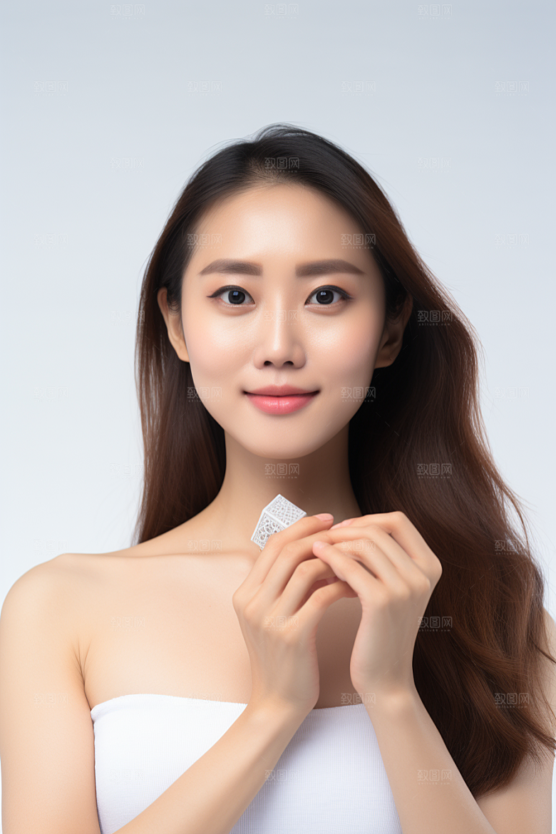 女性肖像简约高清广告摄影图