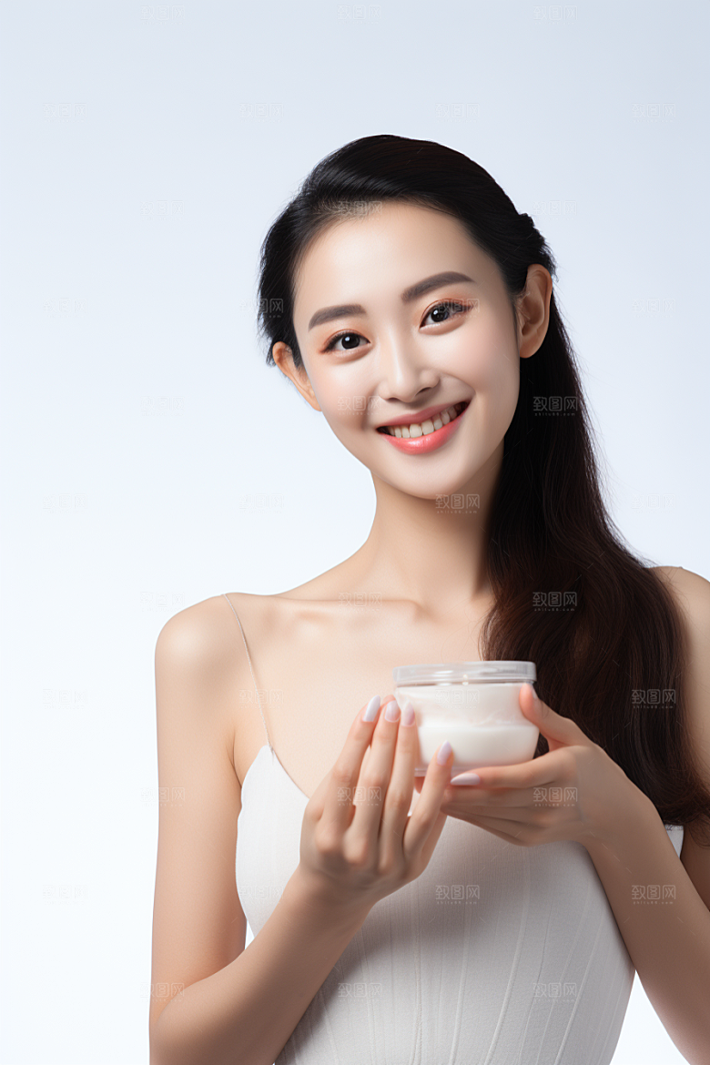女性肖像自然人物广告摄影图